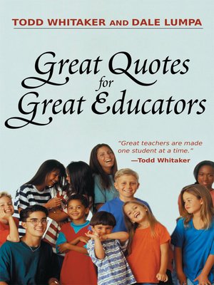 cover image of Great Quotes for Great Educators